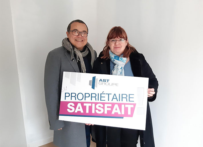 propriétaire appartement neuf satisfait