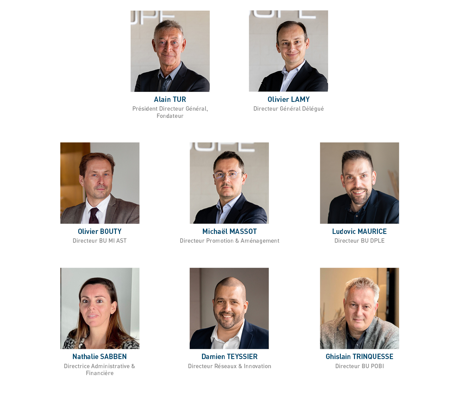 Le Comité Exécutif AST Groupe