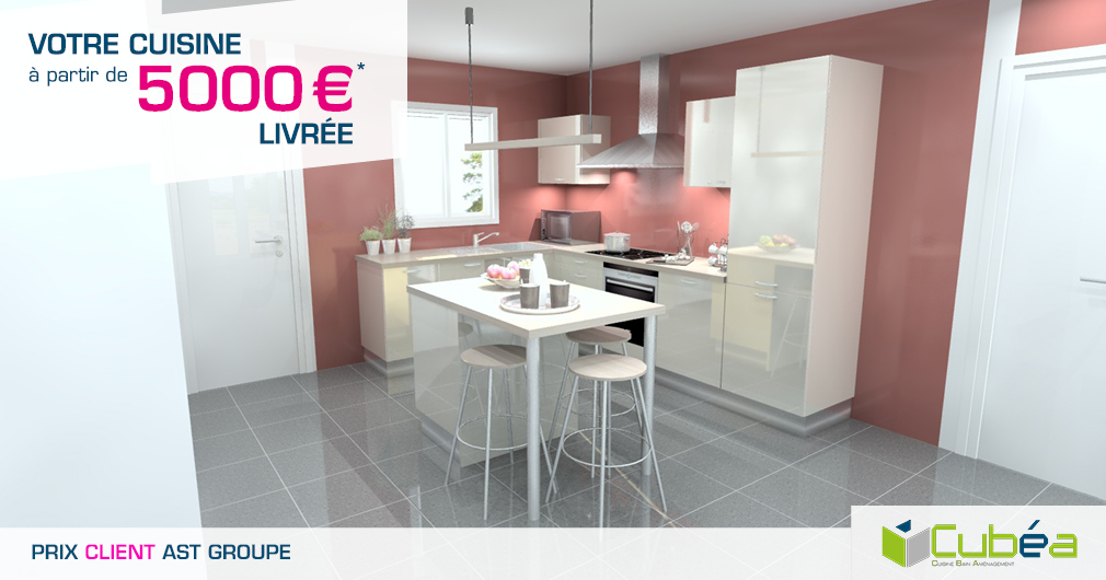 Cuisine livré équipée neuve